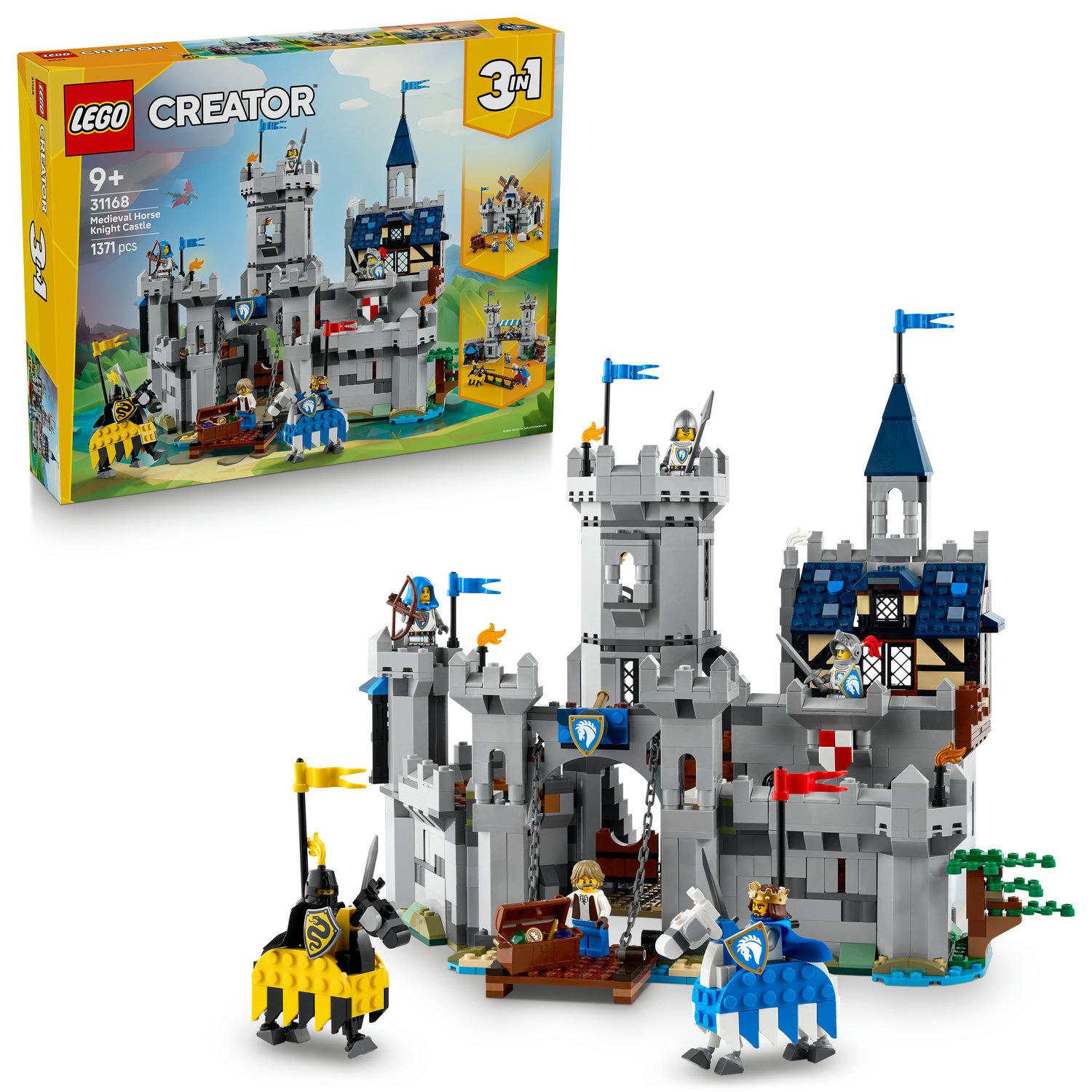LEGO® Creator 31168 Středověký hrad a rytíři na koních