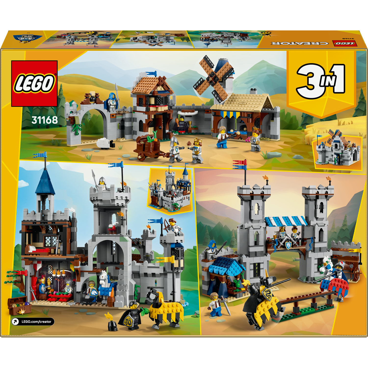 LEGO® Creator 31168 Středověký hrad a rytíři na koních - Obrázek 10