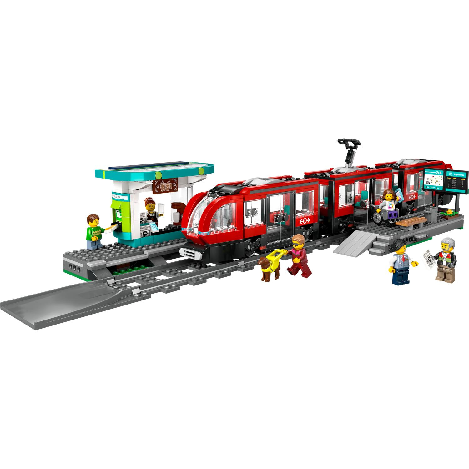 LEGO® City 60423 Tramvaj a zastávka v centru města - Obrázek 2