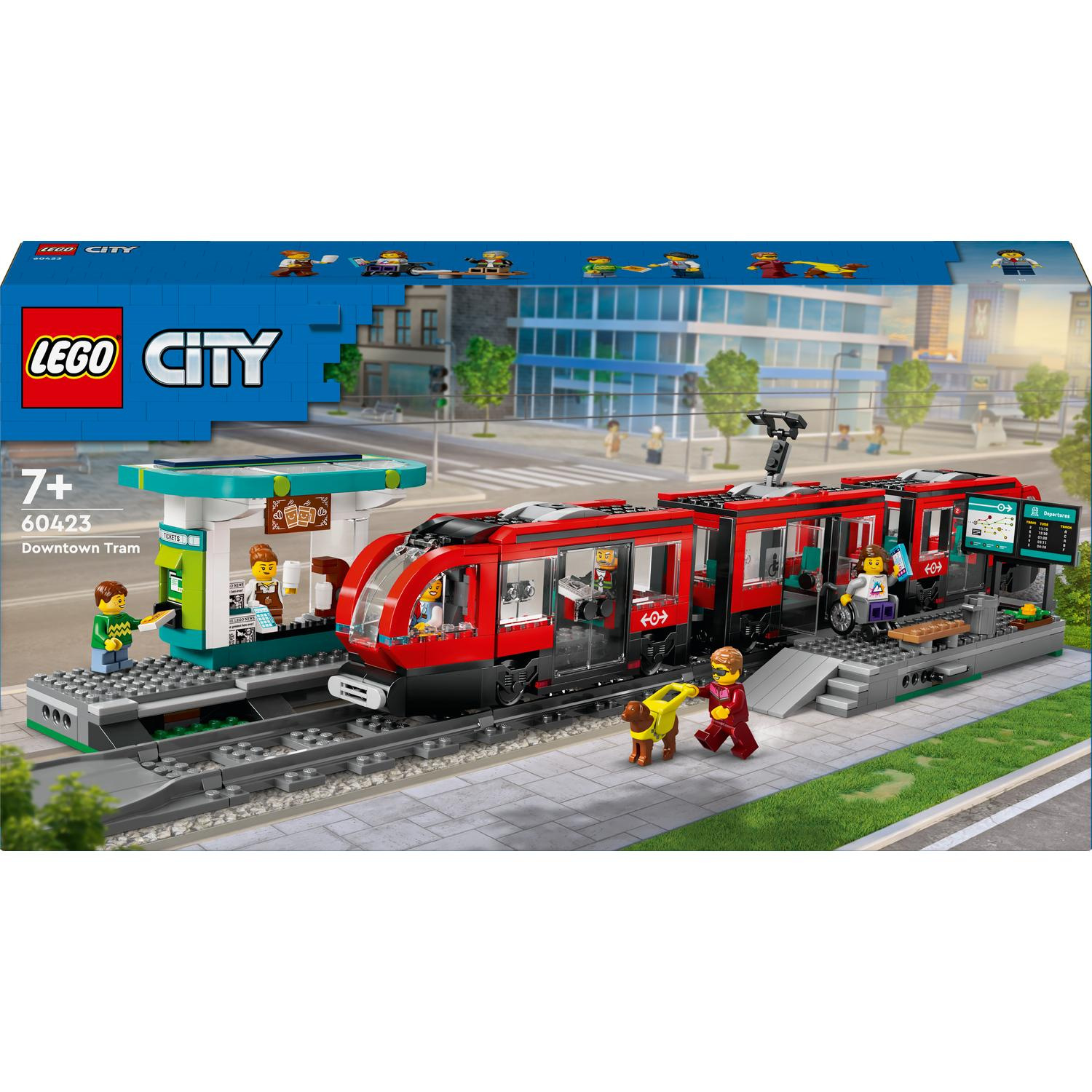 LEGO® City 60423 Tramvaj a zastávka v centru města - Obrázek 9
