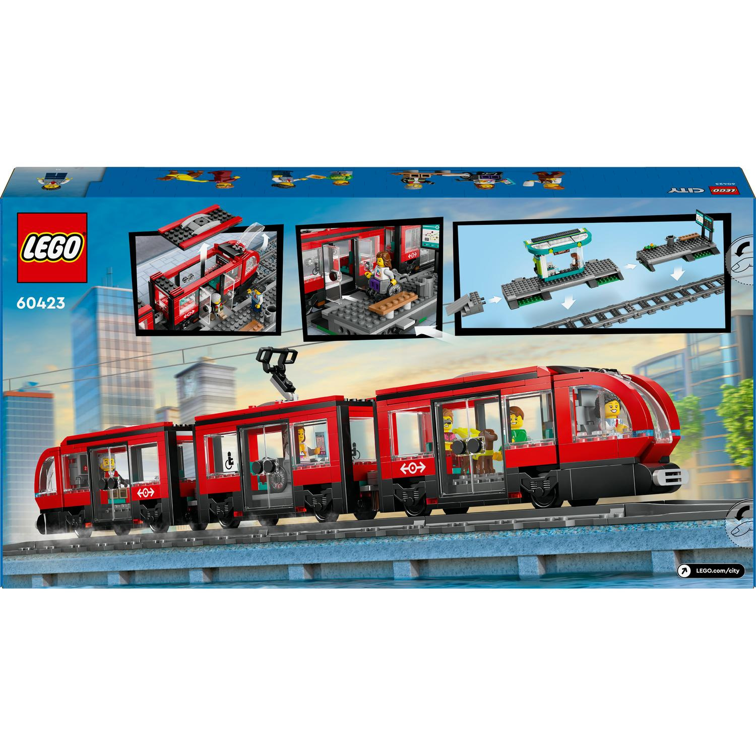LEGO® City 60423 Tramvaj a zastávka v centru města - Obrázek 10