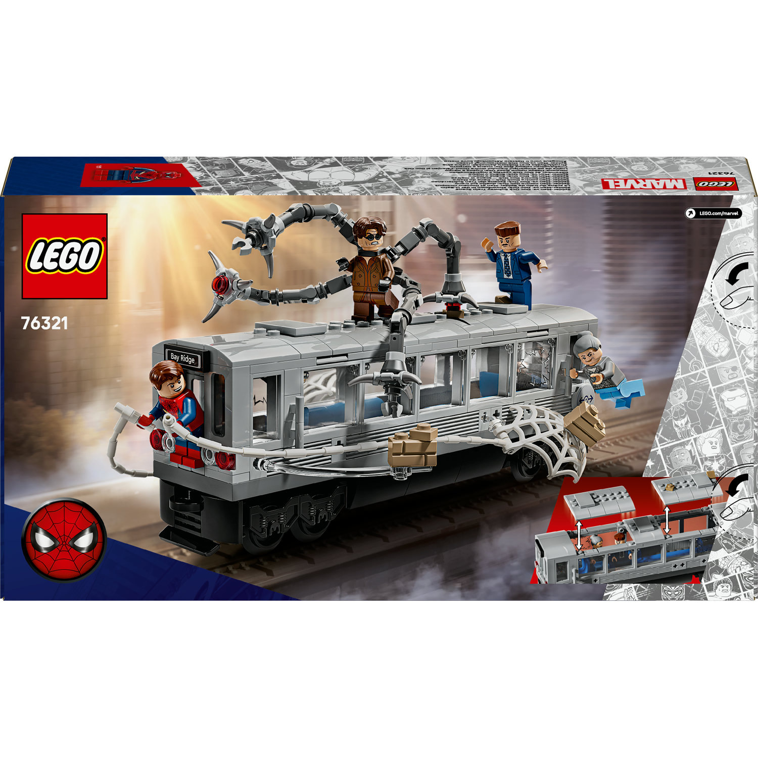 LEGO® Marvel 76321 Spider-Man vs. Doc Ock Scéna v metru - Obrázek 10