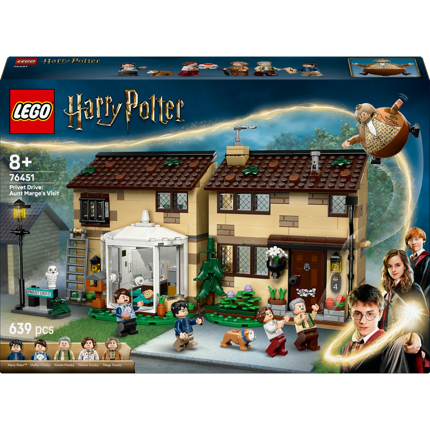 LEGO® Harry Potter™ 76451 Zobí ulice Návštěva tety Marge - Obrázek 9