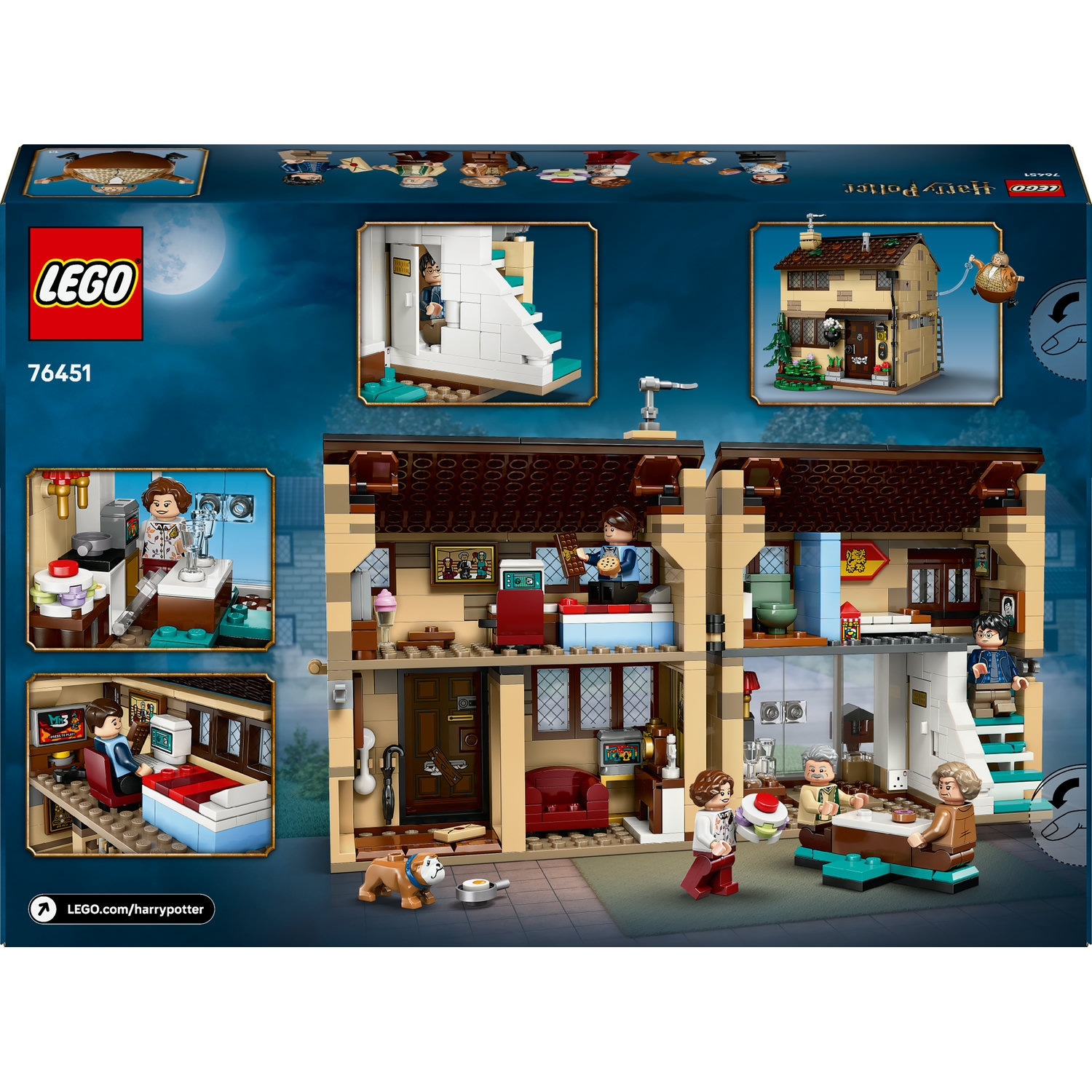 LEGO® Harry Potter™ 76451 Zobí ulice Návštěva tety Marge - Obrázek 10