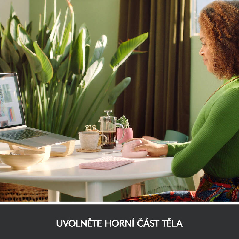 Logitech Lift Vertical Ergonomic (910-006478) růžová - Obrázek 5