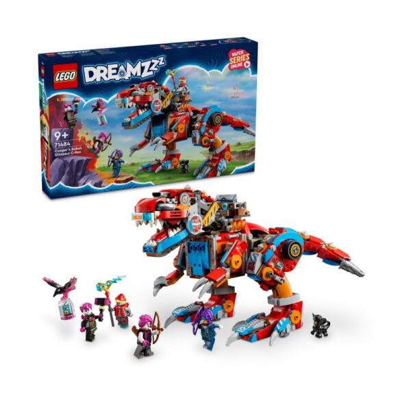 LEGO® DREAMZzz™ 71484 Cooper a jeho robotický dinosaurus C-rex