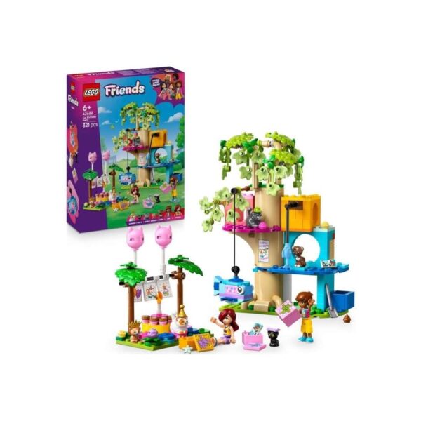 LEGO® Friends 42666 Kočičí narozeninová oslava a dům na stromě