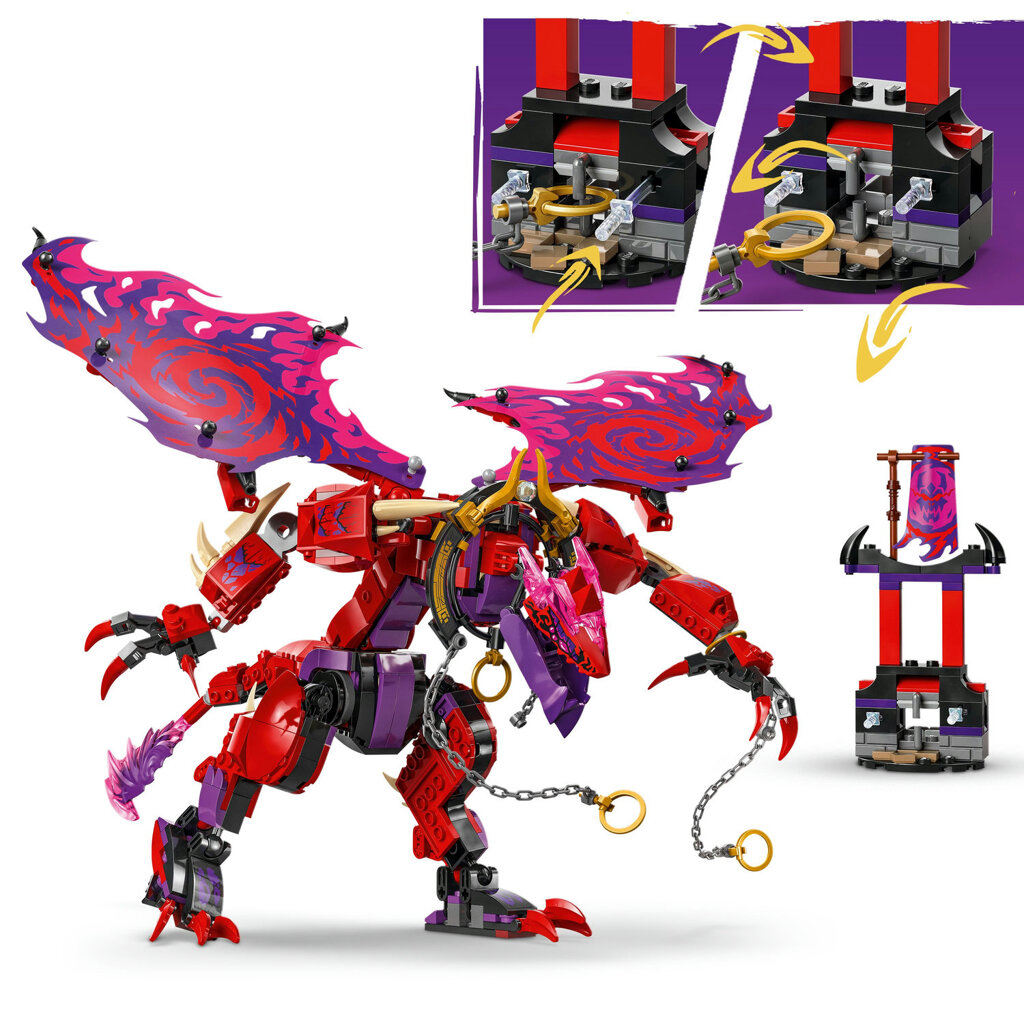 LEGO Ninjago 71832 Drak chaosu Thunderfang - Obrázek 5