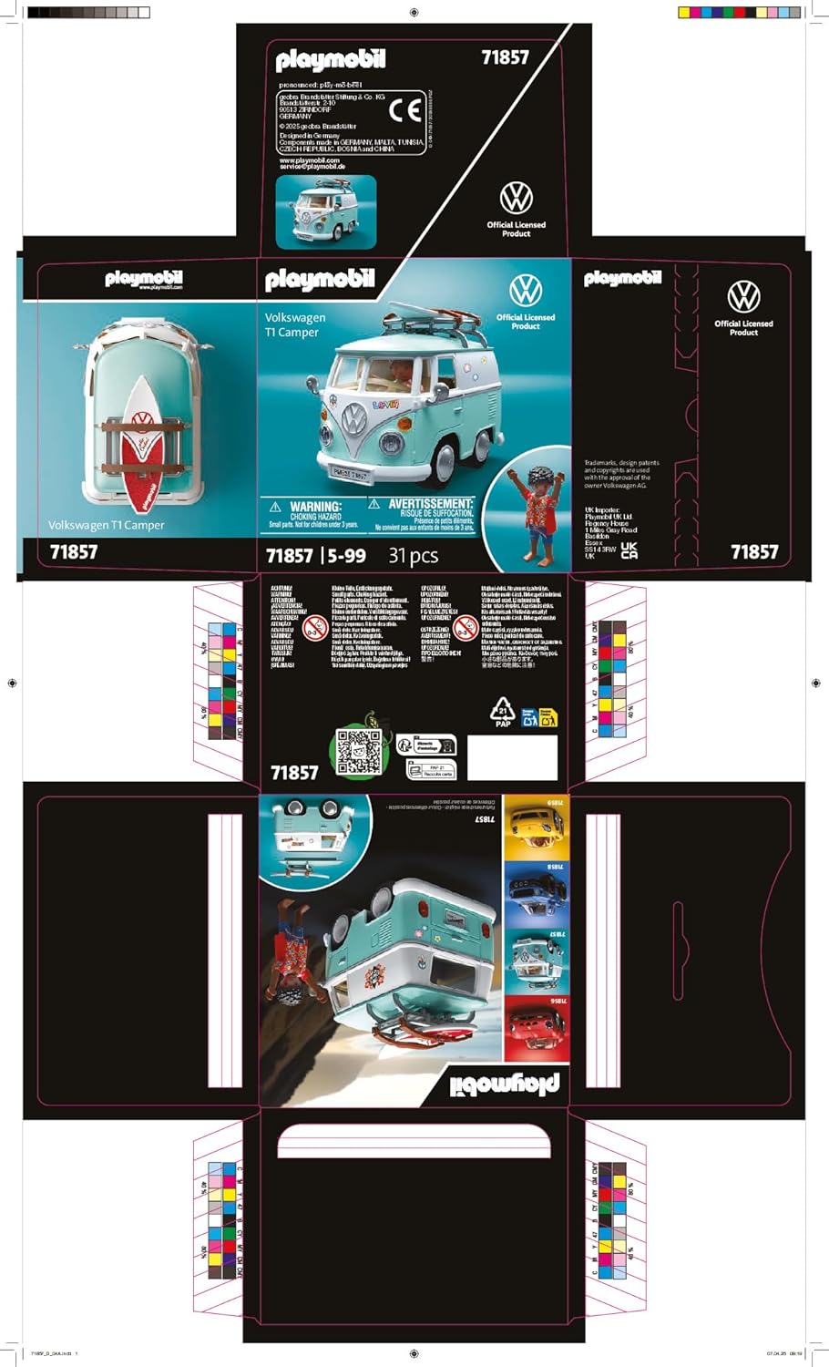 Playmobil 71857 Volkswagen T1 Camper - Obrázek 2