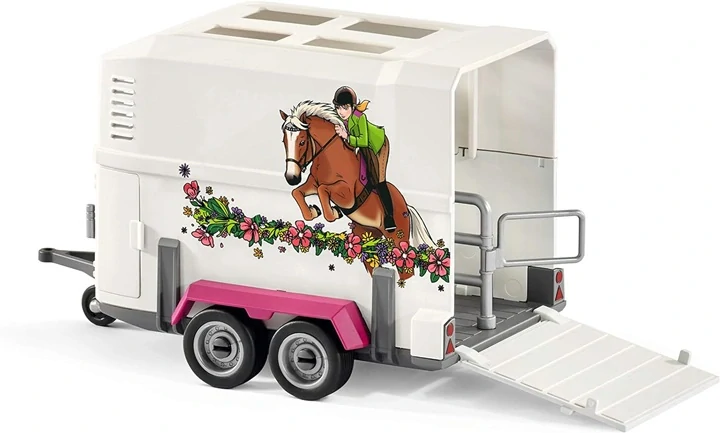 Schleich Pick-up s koňským přívěsem - Obrázek 4