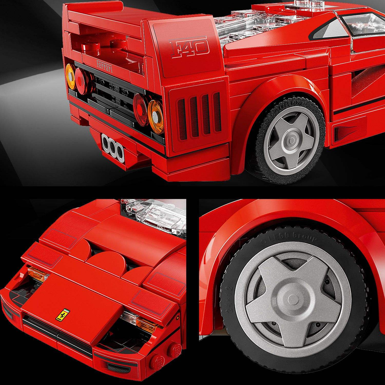 LEGO® Speed Champions 76934 Superauto Ferrari F40 - Obrázek 7