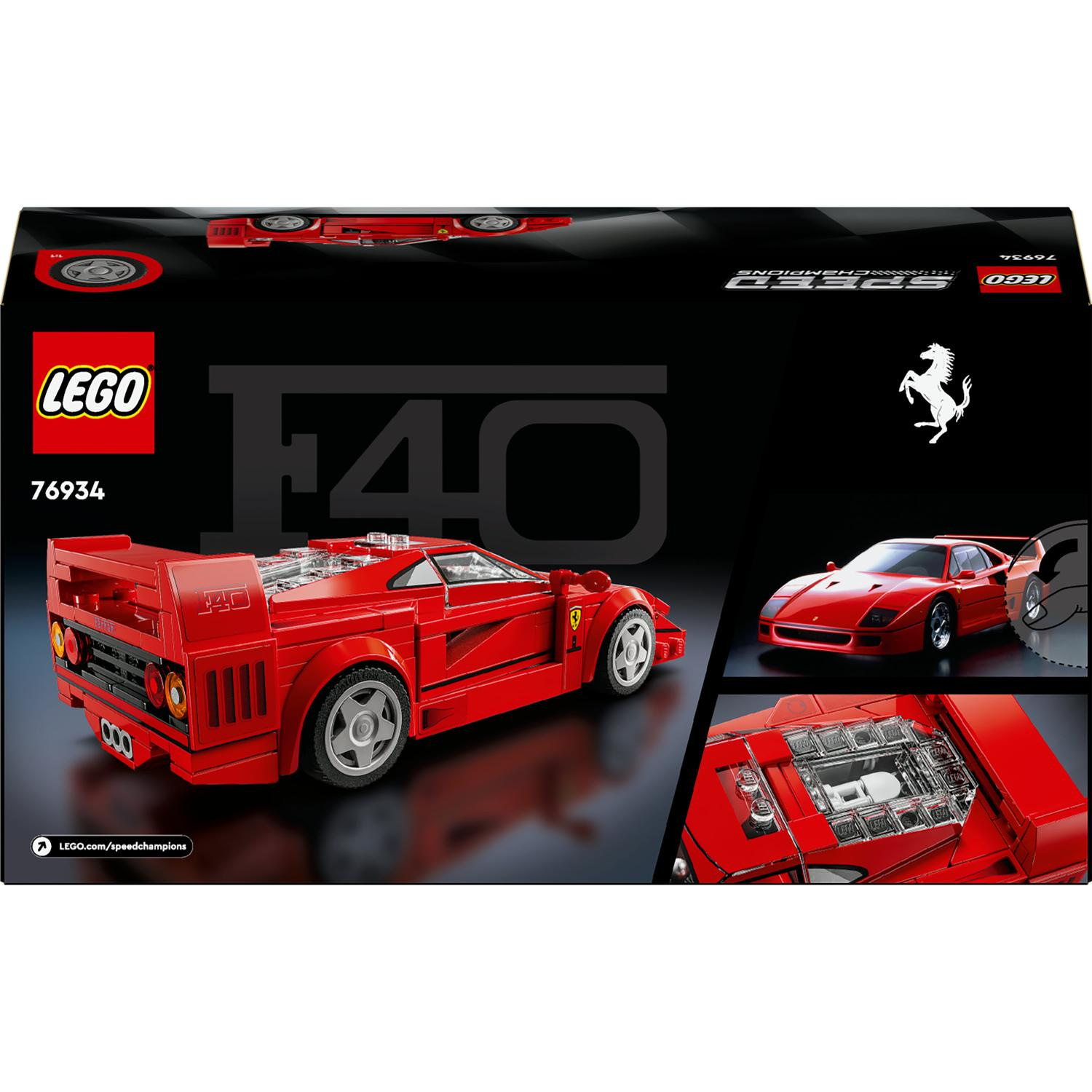 LEGO® Speed Champions 76934 Superauto Ferrari F40 - Obrázek 10