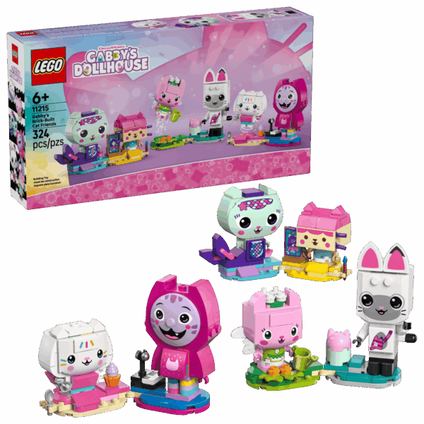 LEGO® Gabby’s Dollhouse 11215 Gábi a kočičí kamarádi z kostek