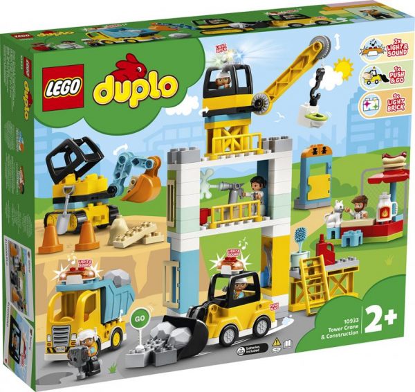LEGO DUPLO Town 10933 Stavba s věžovým jeřábem