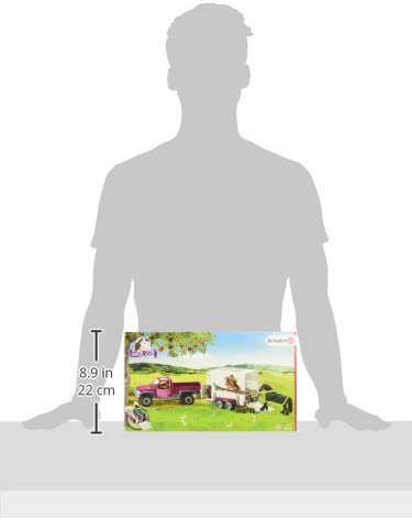 Schleich 42346 - Pick-up s přívěsem a koněm - Obrázek 10