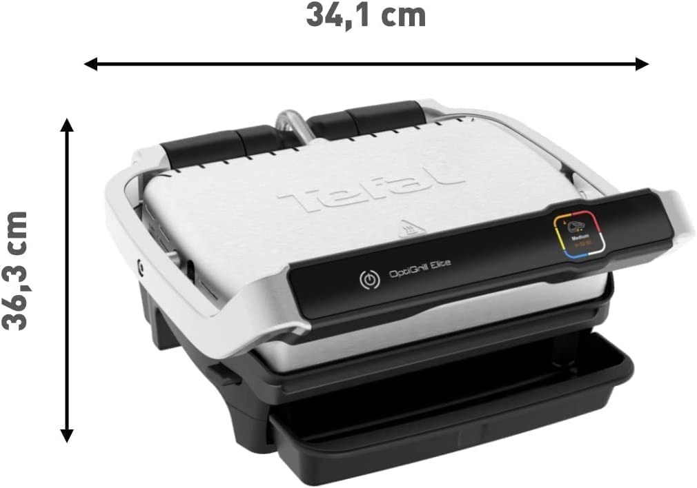 Tefal GC750D Optigrill Elite stříbrná - Obrázek 2