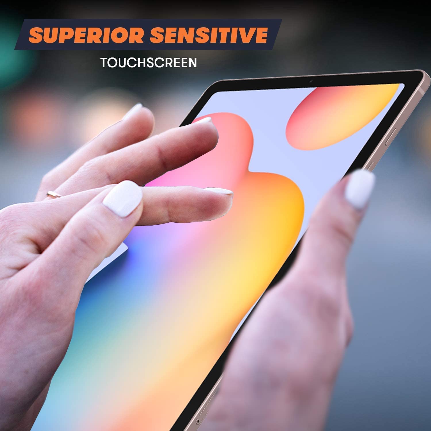 Ochranné tvrzené sklo GOZOPO pro Samsung Galaxy Tab S6 Lite (2022/2020) (2KS) - Obrázek 5