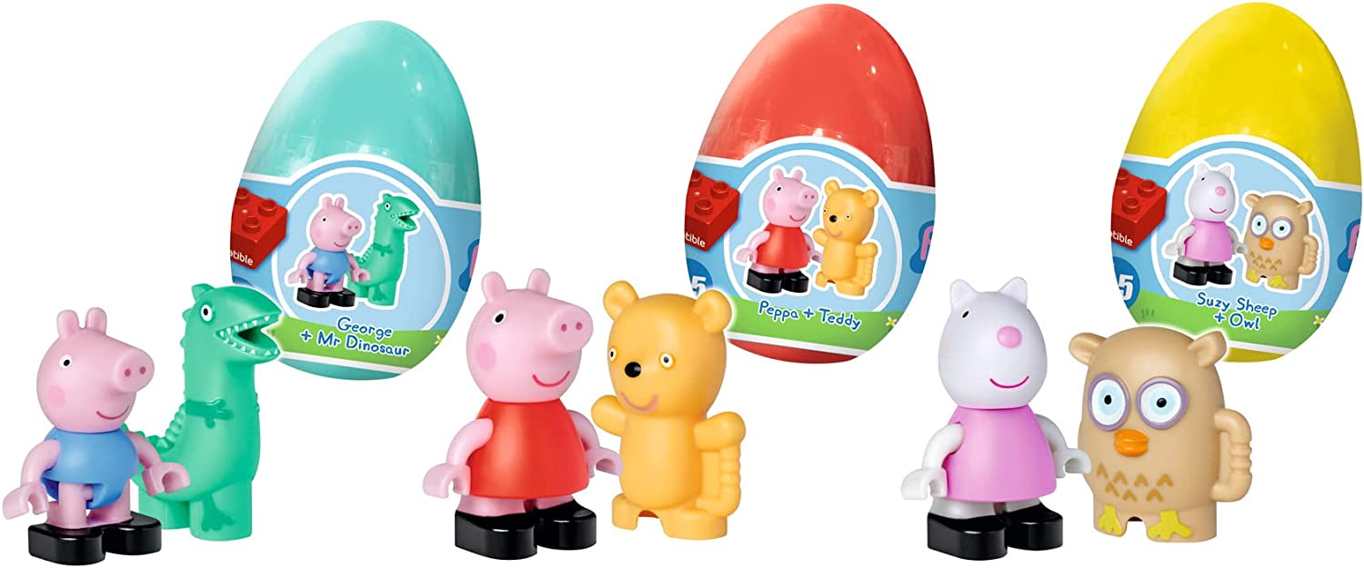 PlayBig BLOXX Peppa Pig Sada Figurek ve 3 vajíčkách (800057174) - Obrázek 7