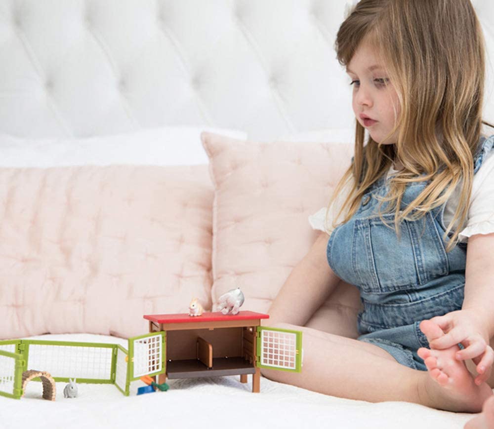 Schleich 42420 Set králíkárna se zvířátky a příslušenstvím - Obrázek 2