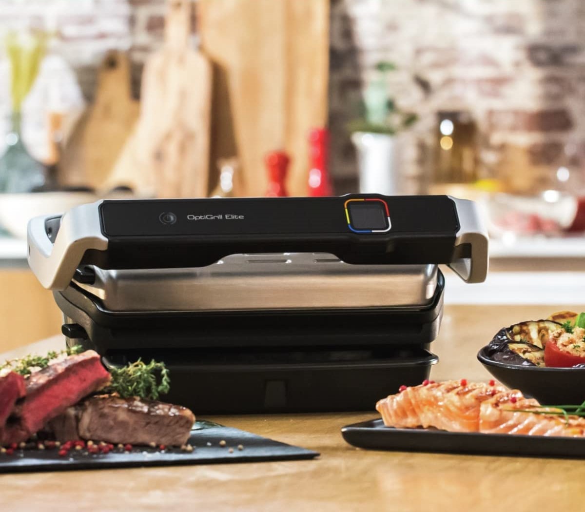 Tefal GC750D Optigrill Elite stříbrná - Obrázek 6