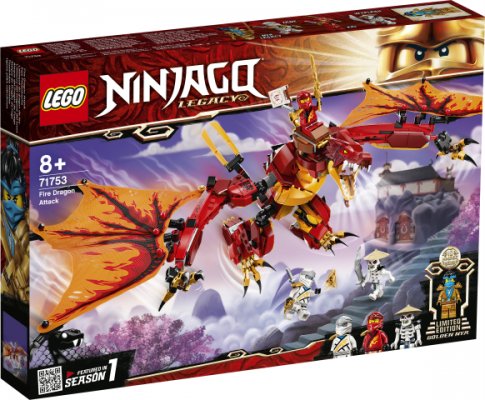 LEGO® NINJAGO® 71753 Útok ohnivého draka