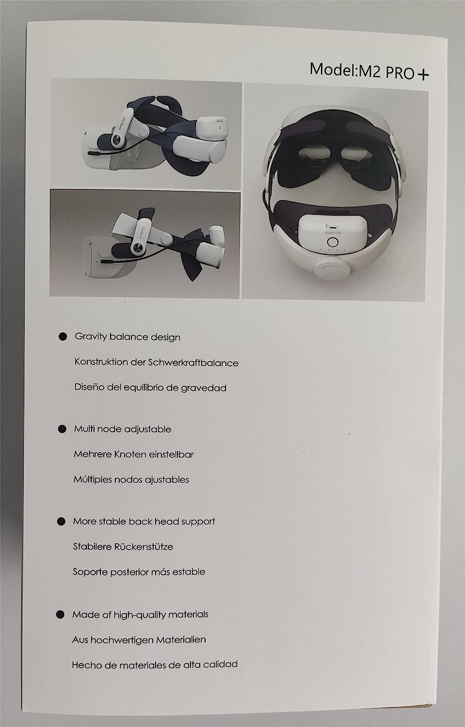 BOBOVR M2 Pro+Headstrap pro Oculus / Meta Quest 2 + baterie - Obrázek 8