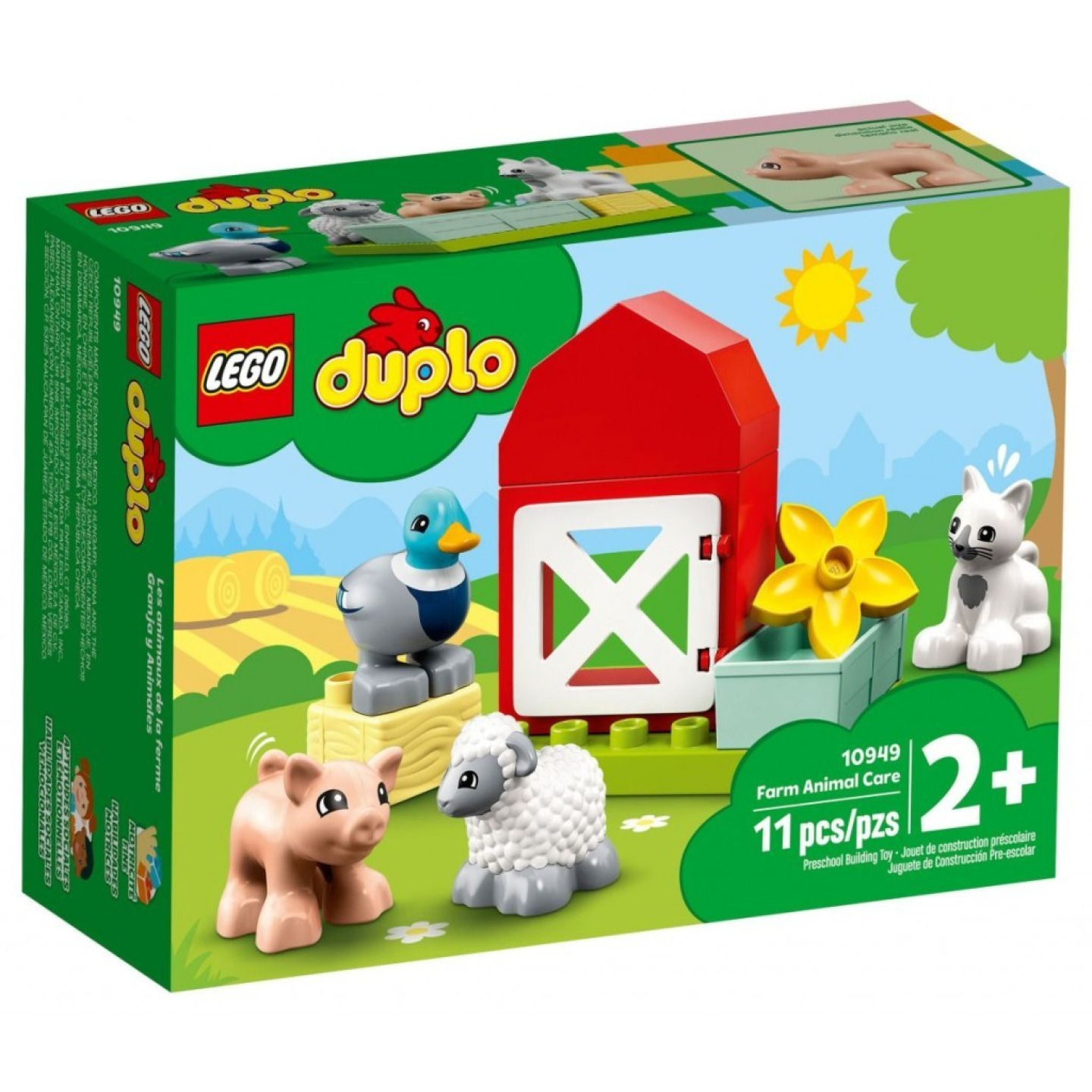 LEGO DUPLO® Town 10949 Zvířátka z farmy - Obrázek 2