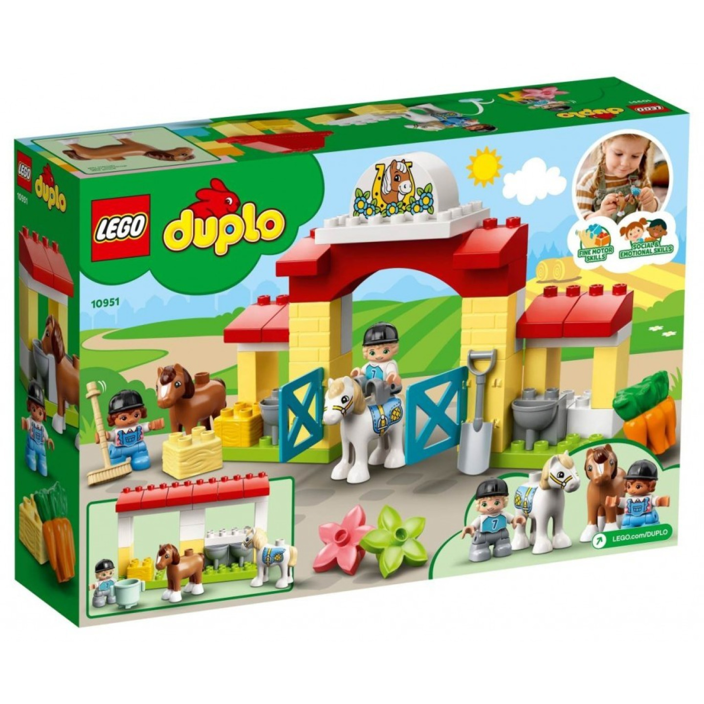 LEGO® DUPLO® Town 10951 Stáj s poníky - Obrázek 2