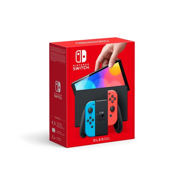 Nintendo Switch – OLED Model, Neon red & Blue set