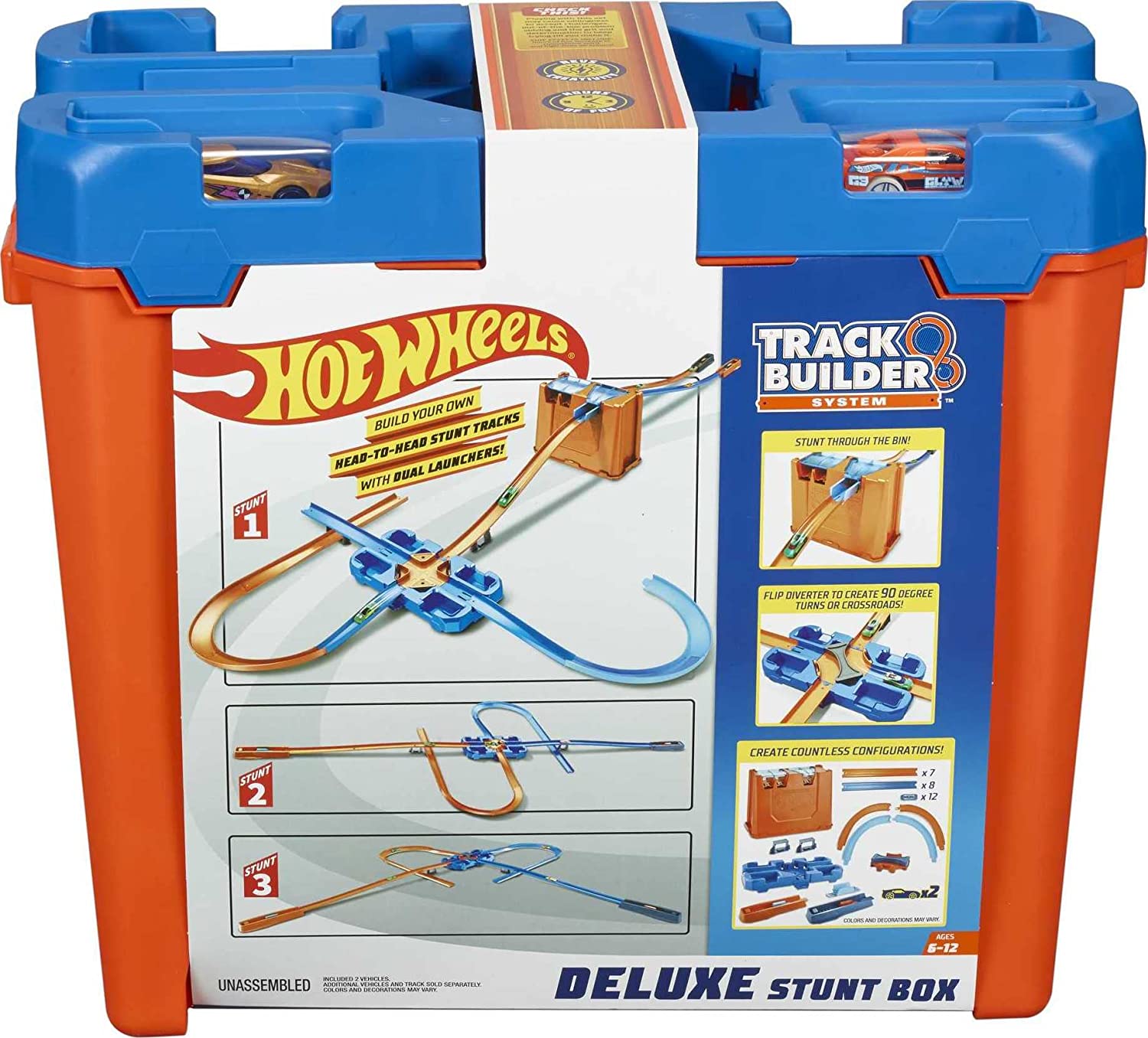 Hot Wheels Track Builder box plný triků (GGP93)