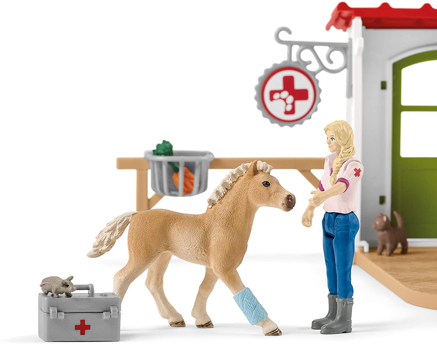 SCHLEICH 42502 Veterinární ordinace pro domácí zvířata - Obrázek 3