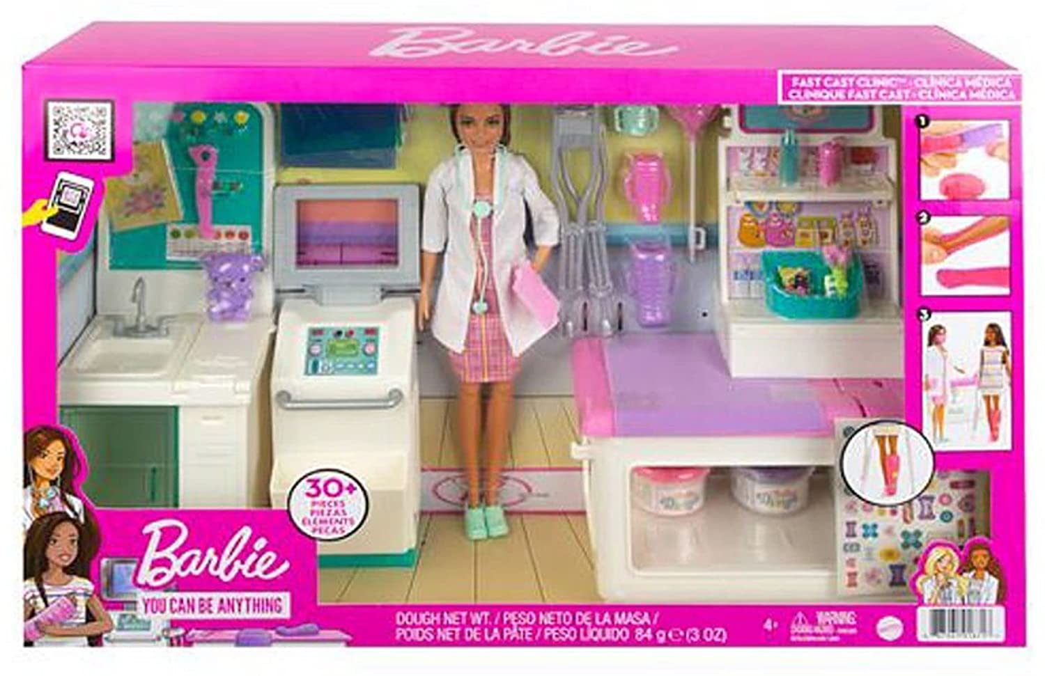 Barbie klinika 1. pomoci s doktorkou herní set (GTN61)