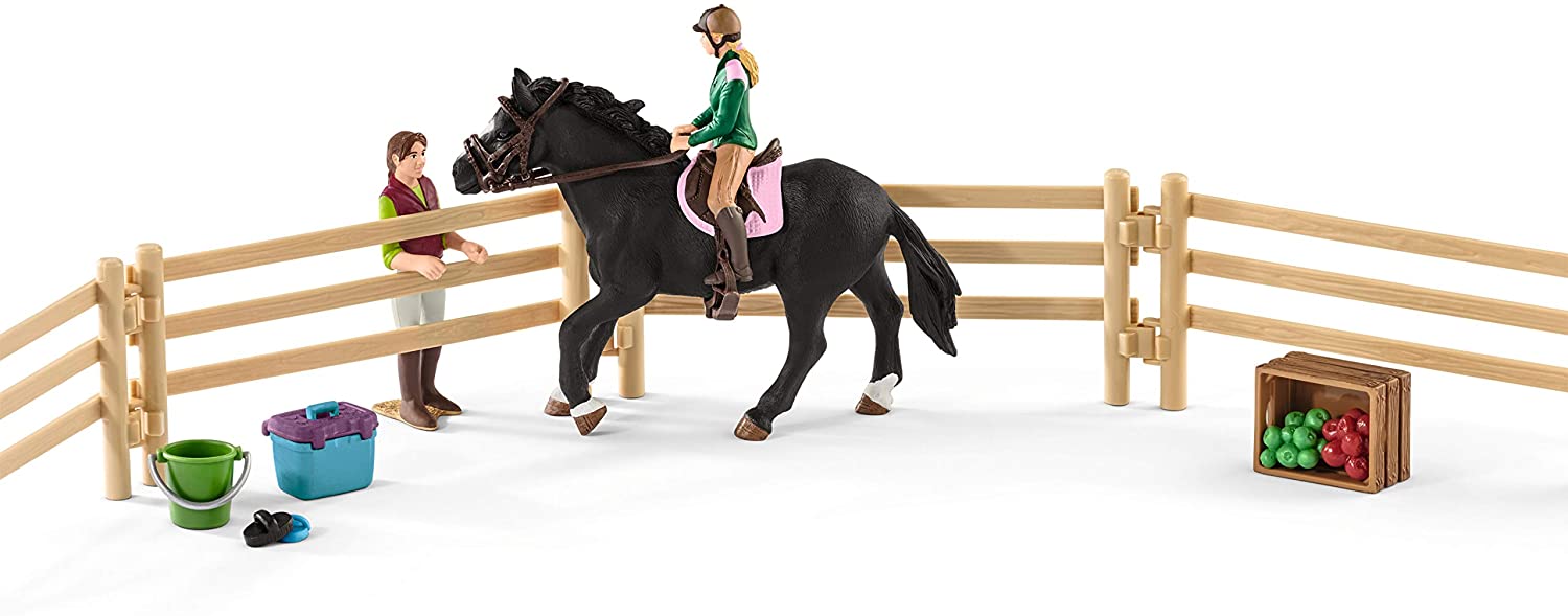 Schleich Horse Club 42389 Jezdecká škola s jezdci a koňmi - Obrázek 4