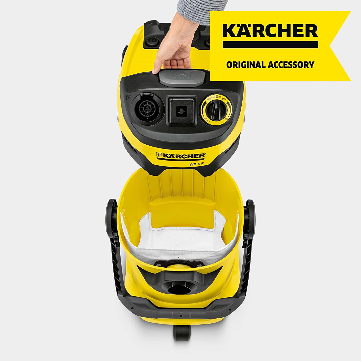 Kärcher Mv4, Mv5, Mv6 vliesové filtrační sáčky (2.863-006.0) 4ks - Obrázek 3