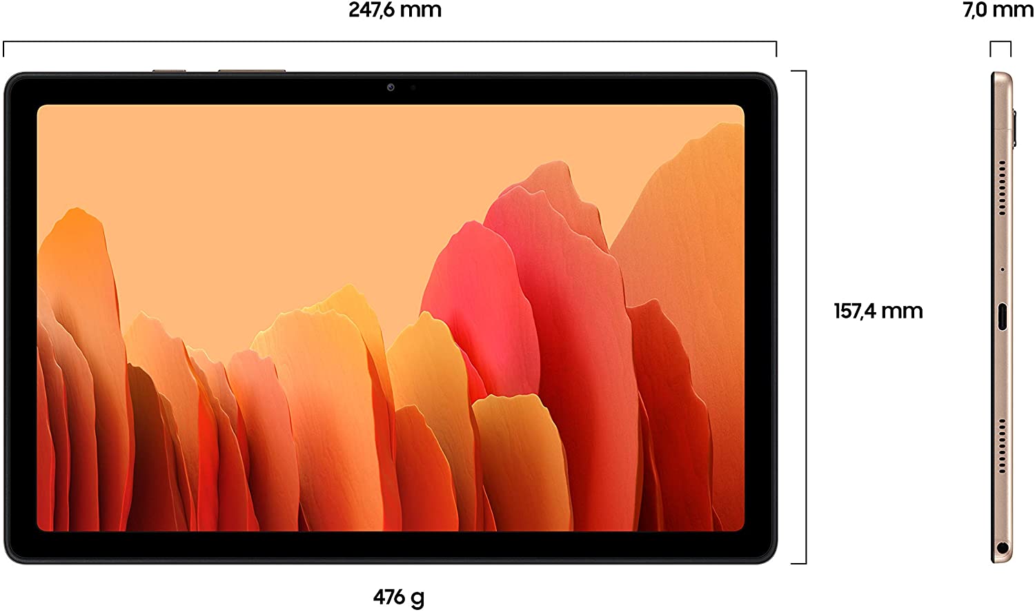 Samsung Galaxy Tab A7 zlatý - Obrázek 2