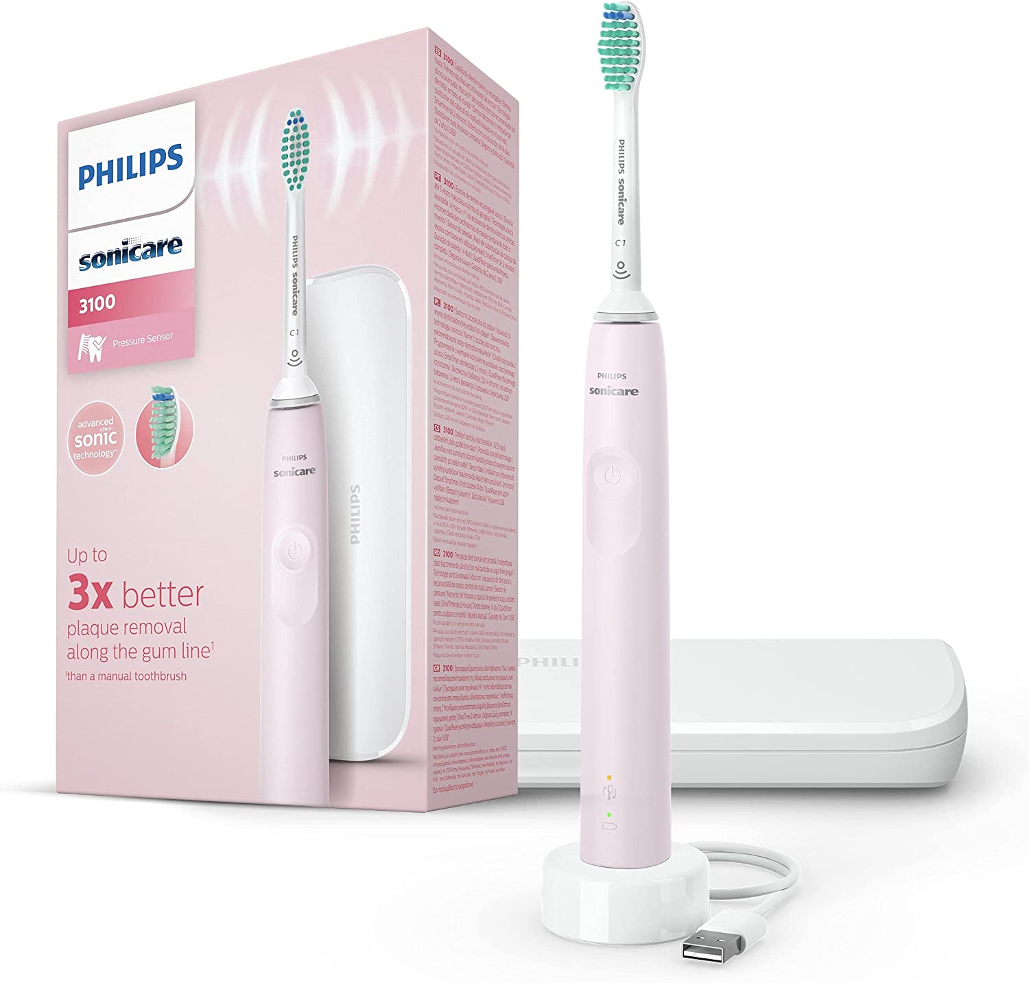 Philips HX3673/11 Sonicare růžová