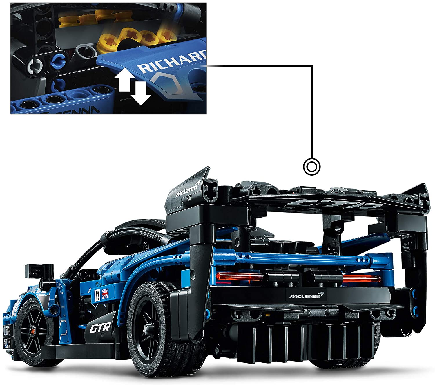 LEGO Technic 42123 McLaren Senna GTR - Obrázek 3