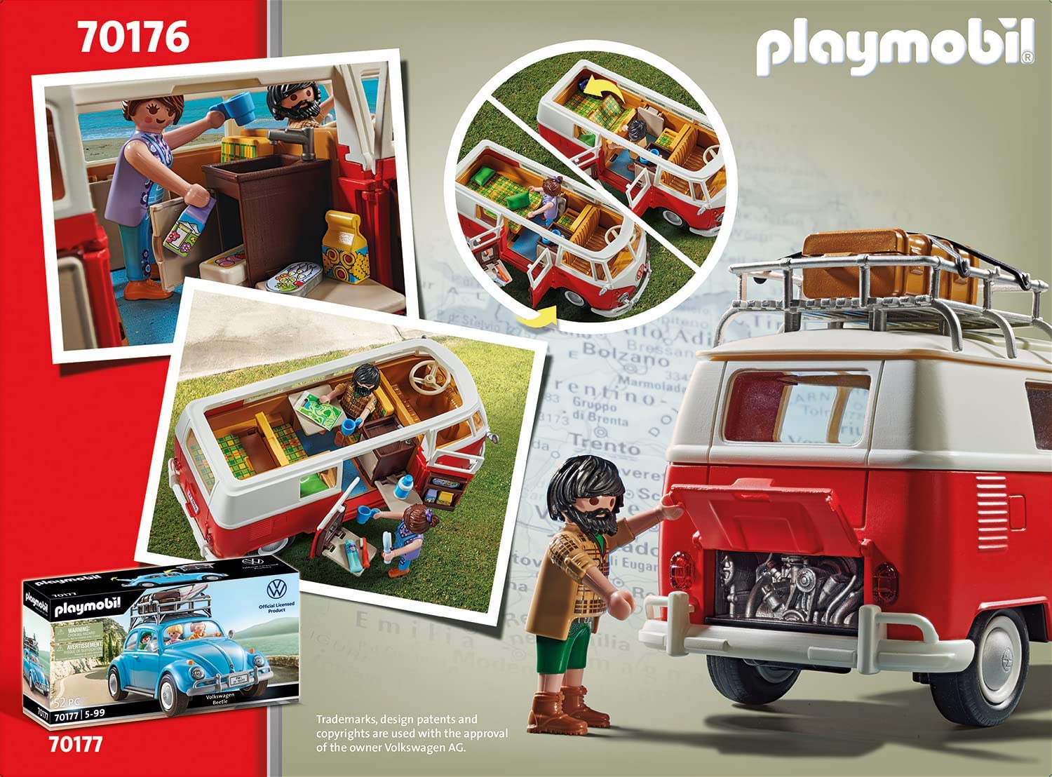 Playmobil 70176 Volkswagen T1 Bulli - Obrázek 6