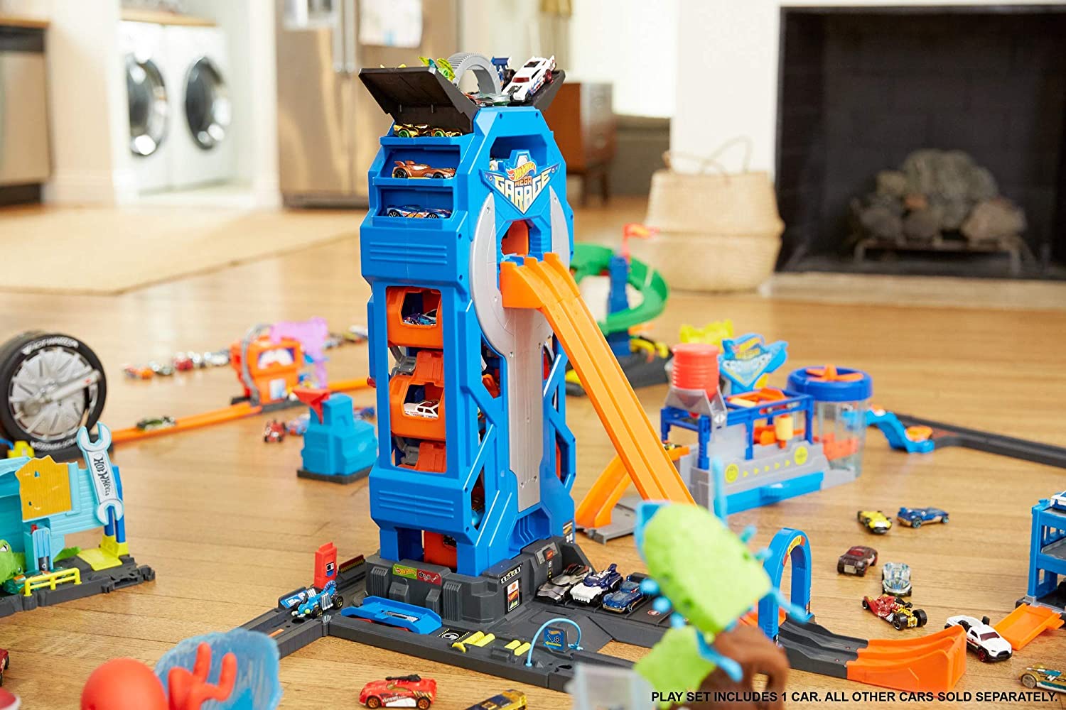 Hot Wheels city garáž se závodní dráhou - Obrázek 4