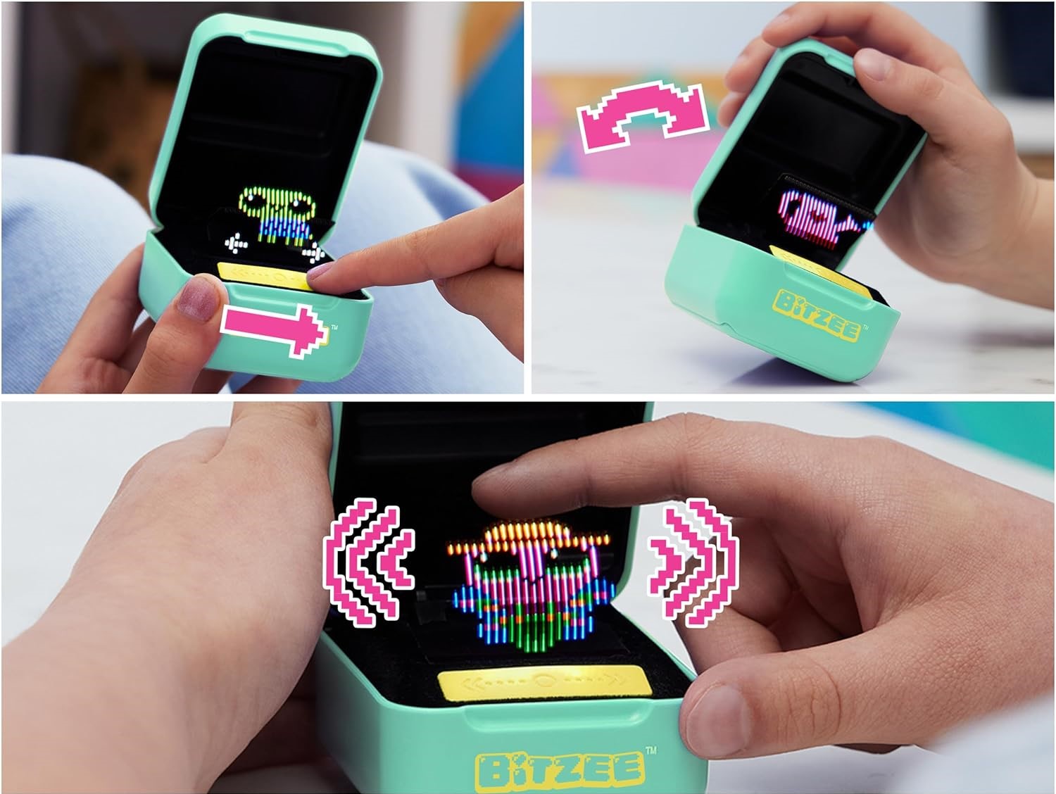 Spin Master Bitzee interaktivní digitální zvířátka - zelené - Obrázek 3