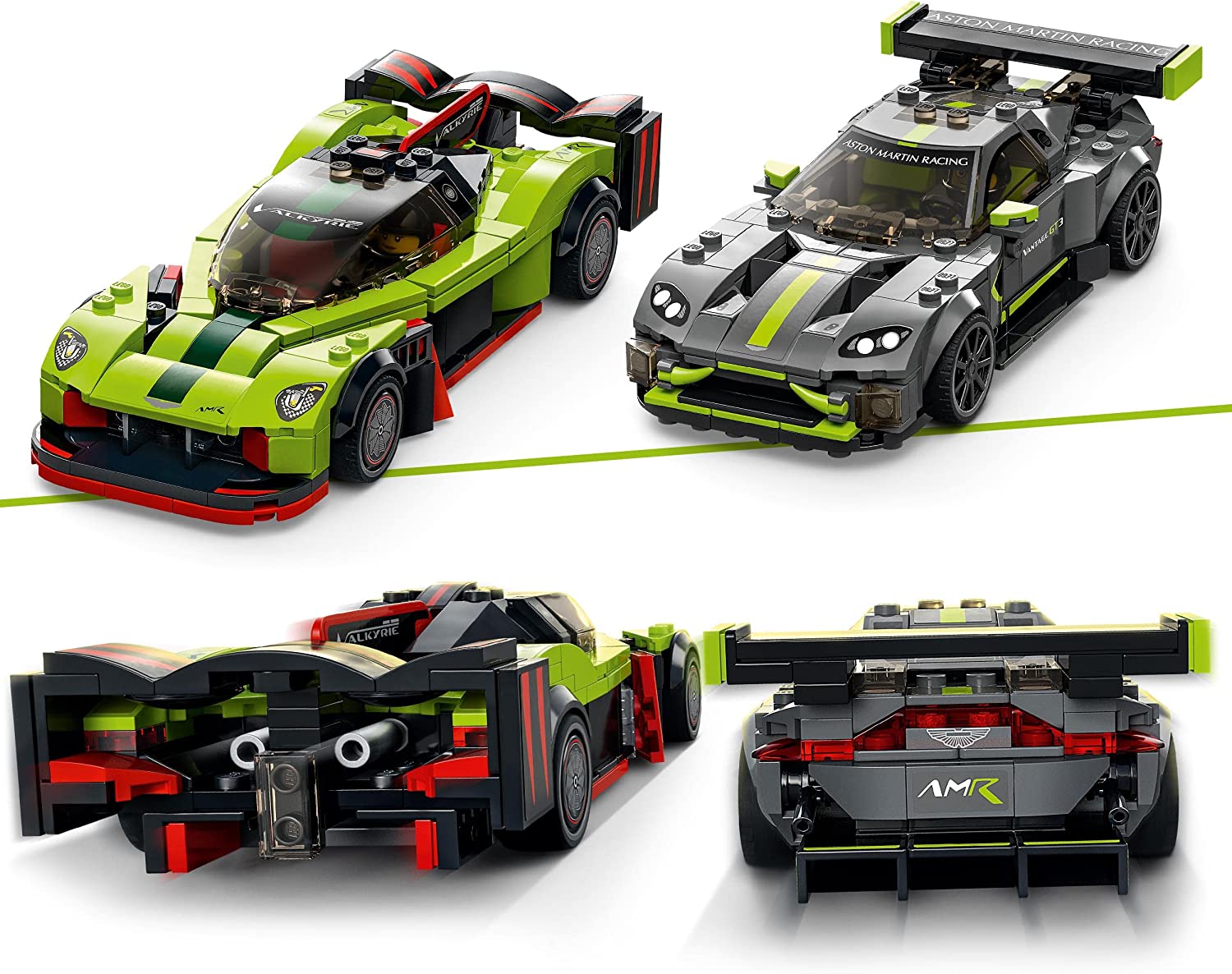 LEGO® Speed Champions 76910 Aston Martin Valkyrie AMR Pro a Aston Martin Vantage GT3 - Obrázek 4