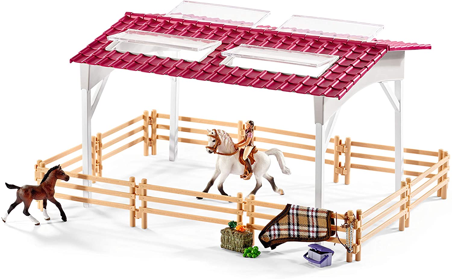 Schleich 42344 Stáj s koňmi a příslušenstvím - Obrázek 11