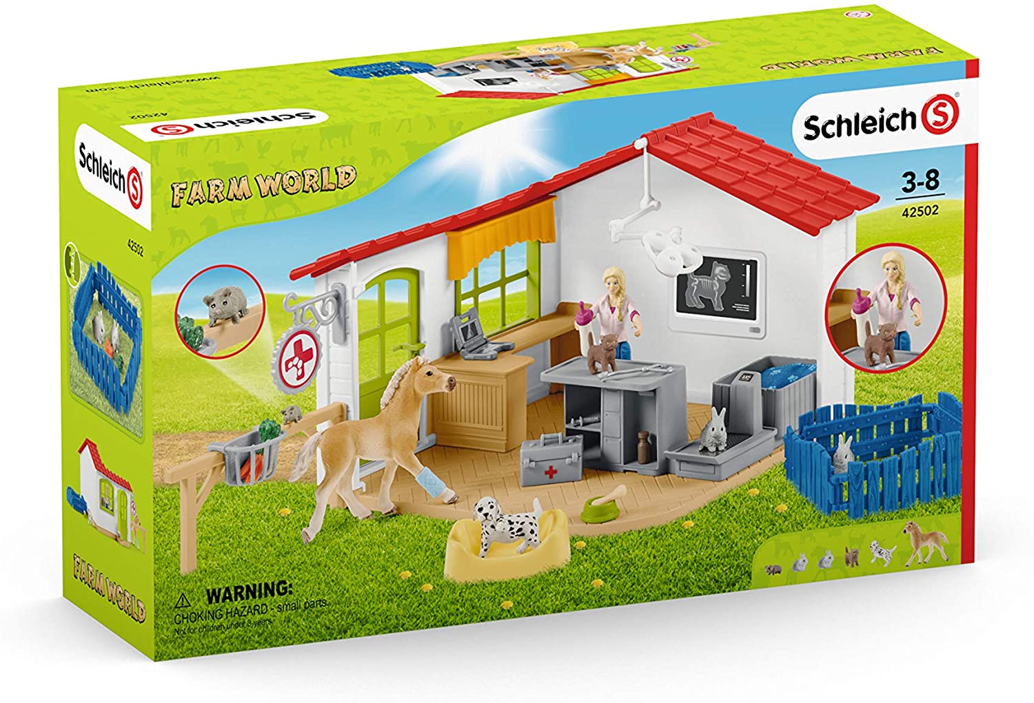 SCHLEICH 42502 Veterinární ordinace pro domácí zvířata - Obrázek 7