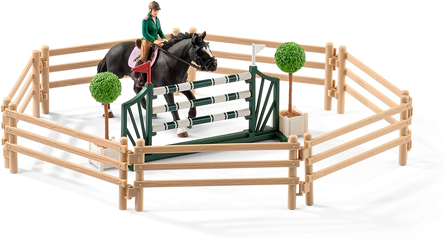 Schleich Horse Club 42389 Jezdecká škola s jezdci a koňmi - Obrázek 9