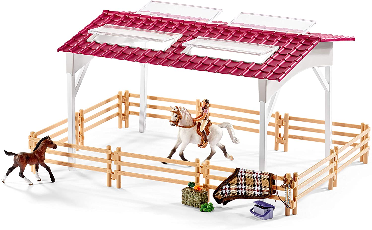 Schleich 42344 Stáj s koňmi a příslušenstvím - Obrázek 6