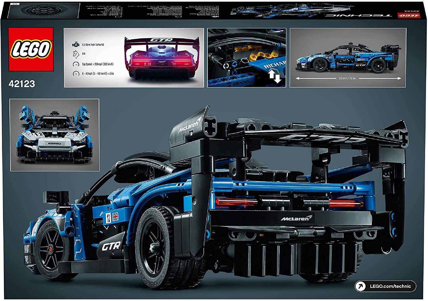 LEGO Technic 42123 McLaren Senna GTR - Obrázek 7