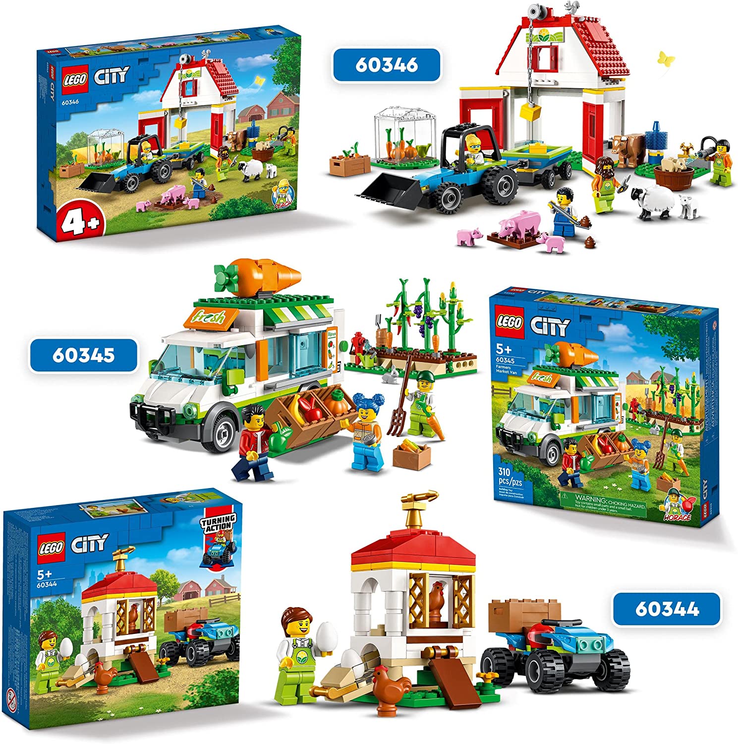 LEGO® City 60346 Stodola a zvířátka z farmy - Obrázek 8
