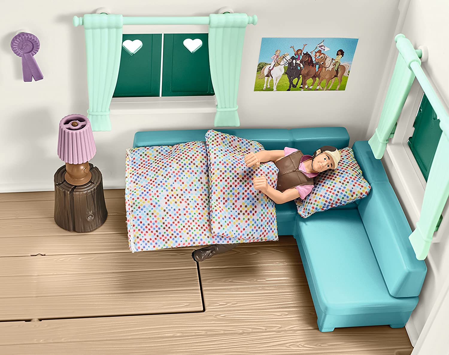 Schleich Horse Club 42415 Obytný přívěs pro tajná klubová setkání - Obrázek 26