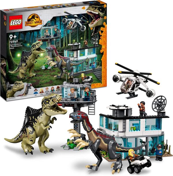 LEGO Jurassic World 76949 Útok giganotosaura a therizinosaura
