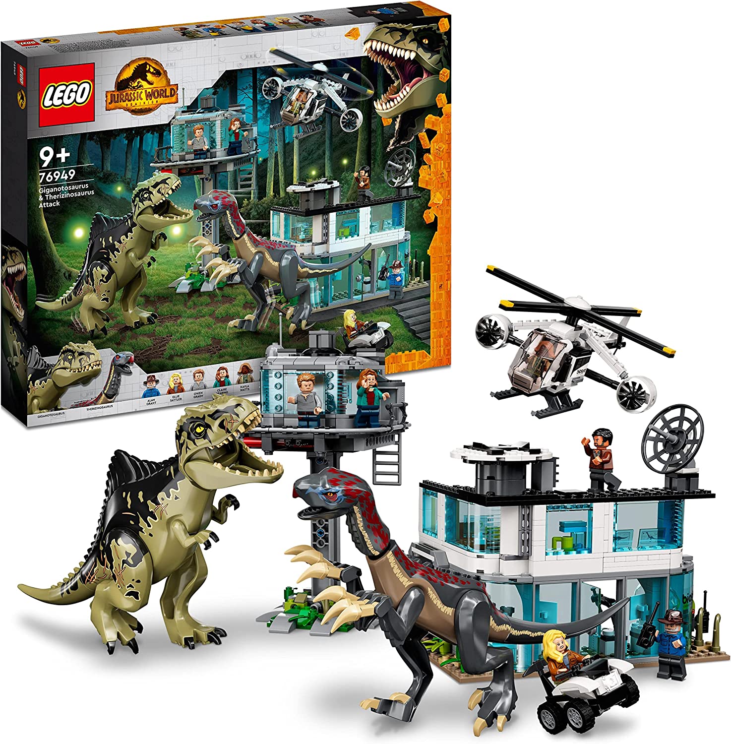 LEGO Jurassic World 76949 Útok giganotosaura a therizinosaura
